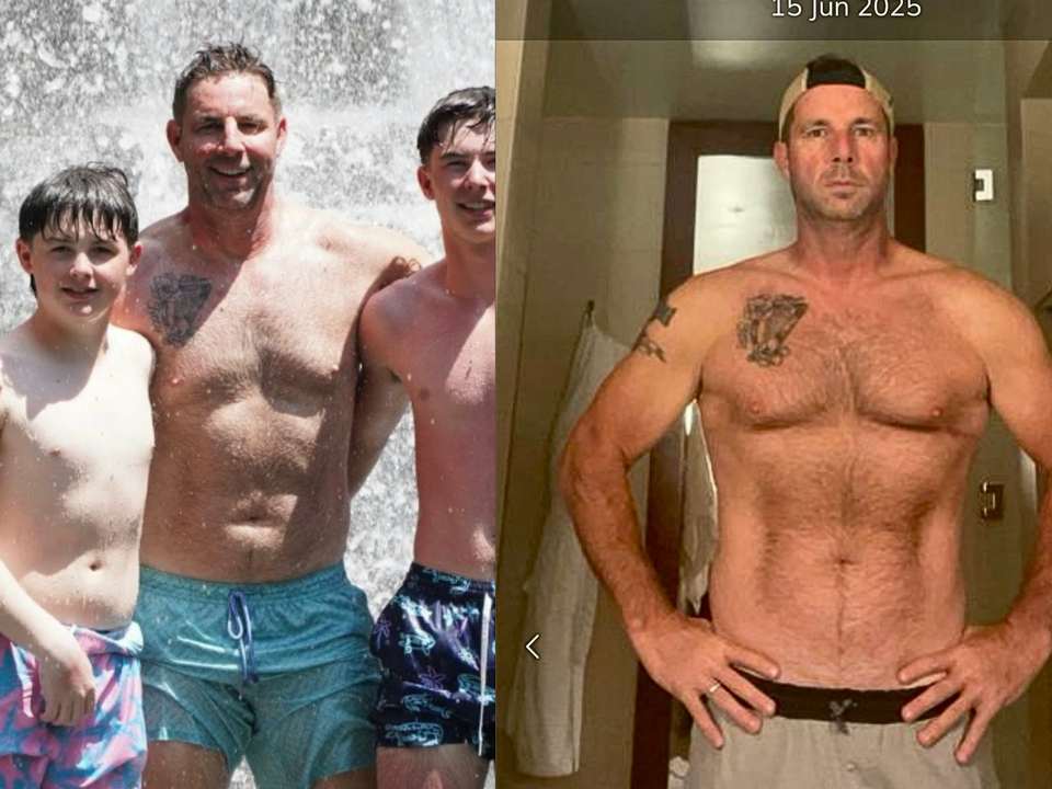 Steve, before and after